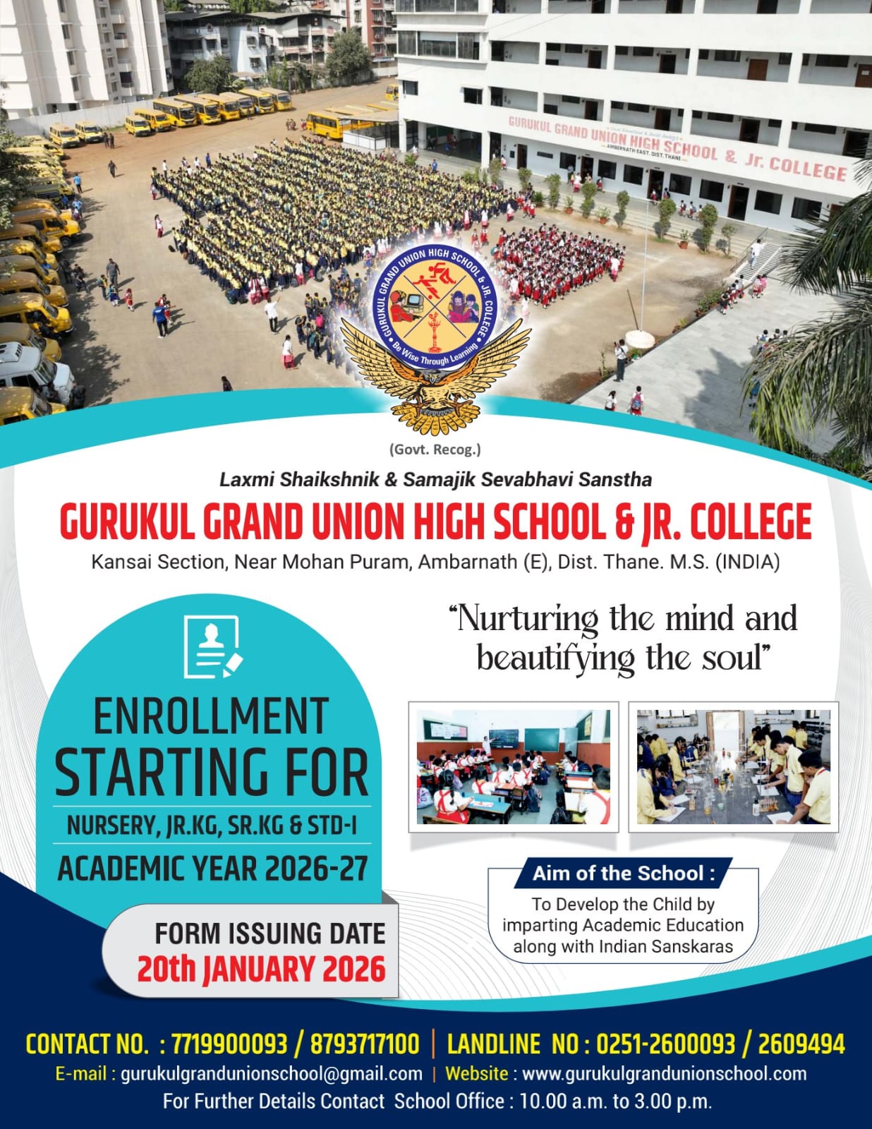 Gurukul_Grand_Admission_Notice